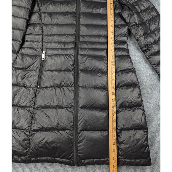 Andrew Marc Packable Down Jacket Womens Small Long Coat Lightweight Premium - Picture 3 of 8
